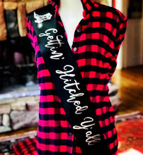 Load image into Gallery viewer, Cowboy Boot 4" double Satin Sash. Bachelorette or Birthday Sash. Getting Hitched Austin or Nashville Party Premium Satin Sash.