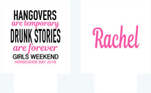 Load image into Gallery viewer, Large Drunk Stories Beach Tote bag. Beach Bachelorette or Birthday Tote Bag.Wedding Welcome Favor Bag. Wedding Weekend Beach Bag!