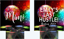 Load image into Gallery viewer, Disco Theme Party Drink Huggers. Disco 70's Birthday Party Huggers Dancing queen Dirty 30! Retro disco party favors. 70's theme Party Favors