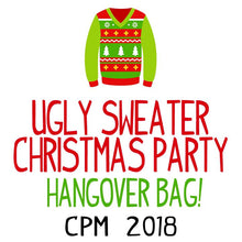 Load image into Gallery viewer, Ugly Sweater Personalized Party Hangover Bags