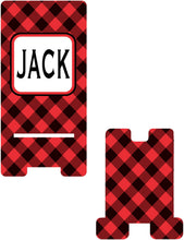 Load image into Gallery viewer, Buffalo Plaid Phone Stand