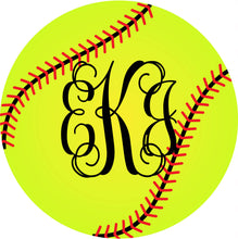 Load image into Gallery viewer, Softball Mouse Pad. Custom Softball gift.Personalized Softball team gifts! Great Softball Coach's Gift! Softball Present. Softball Player