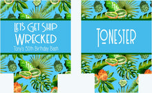 Load image into Gallery viewer, Palm Leaves Party Huggers. Tropical Wedding or Bachelorette Party Favors. Girl's Weekend Family Vacation Beach Favors.Beach Birthday