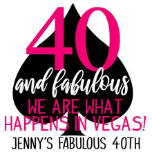 Load image into Gallery viewer, Vegas Personalized Birthday Party Bag