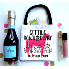 Load image into Gallery viewer, Derby Party Oh Shit Kits! Derby Bachelorette or Birthday Hangover Bag. Getting Down and Derby Girl's weekend favors! Derby 30 party!