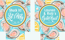 Load image into Gallery viewer, Oyster Roast Party Huggers. Bachelorette or Birthday Oyster Party Favors. Engagement or Wedding Oyster Roast Party Favors.
