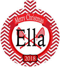 Load image into Gallery viewer, Lacrosse Personalized Ornament