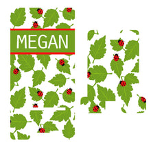 Load image into Gallery viewer, Ladybug Cell Phone Stand. Personalized Ladybug Cell Phone Stand, Fits most Cell phones, I phone dock for Desks, Nightstands and Counters!