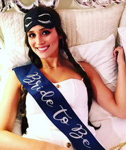 Load image into Gallery viewer, Bride to Be 4" Glitter Vinyl Satin Sash