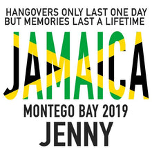 Load image into Gallery viewer, Jamaica Vacation Hangover Bags