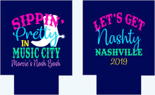 Load image into Gallery viewer, Nashville Party Huggers. Nashville Bachelorette or Birthday Party Favors.Nash Bash Party Favors. Nashlorette Bachelorette Coolies!