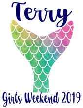 Load image into Gallery viewer, Mermaid Tail Beach Tote Bag