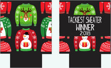 Load image into Gallery viewer, Tacky Sweater Christmas Party Huggers. Christmas Family Party Favors. Christmas Ugly Sweater Bachelorette Favors. Christmas Wedding Shower!