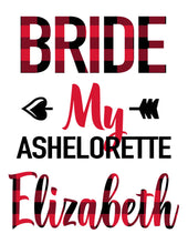 Load image into Gallery viewer, Plaid Party Tote bag. Flannel and Fizz Bachelorette or Girls Weekend Totes! Mountain Girl's weekend Party Favor Bag.