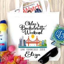 Load image into Gallery viewer, San Francisco Personalized Tote Bag