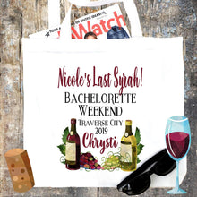 Load image into Gallery viewer, Wine Party Personalized Tote Bag
