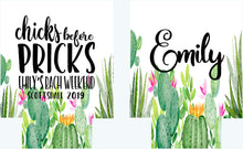 Load image into Gallery viewer, Cactus Party Huggers.Personalized Fiesta Party Favors. Cactus Birthday Party Favors! Cabo Scottsdale Bachelorette! Fiesta Bachelorette Favor