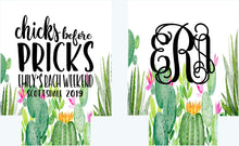 Load image into Gallery viewer, Cactus Party Huggers.Personalized Fiesta Party Favors. Cactus Birthday Party Favors! Cabo Scottsdale Bachelorette! Fiesta Bachelorette Favor