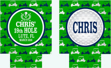 Load image into Gallery viewer, Bachelor Birthday Golf Huggers. Golfer Huggers. Golf Groomsman or Birthday Party Favors. Personalized Golf Huggers! Wedding Golf Huggers