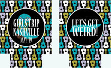 Load image into Gallery viewer, Guitar Party Huggers. Music City Bachelorette or Girl's Weekend Favors. Concert Party Coolies.Austin or Nashville Party Favors. Nash Bash!