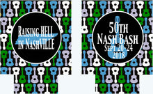 Load image into Gallery viewer, Guitar Party Huggers. Music City Bachelorette or Girl's Weekend Favors. Concert Party Coolies.Austin or Nashville Party Favors. Nash Bash!