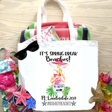 Load image into Gallery viewer, Girl on the Beach Tote Bag