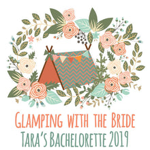 Load image into Gallery viewer, Glamping Personalized Hangover Bags