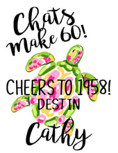 Load image into Gallery viewer, Sea Turtle Personalized Tote Bag