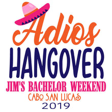 Load image into Gallery viewer, Fiesta Party Hangover Bags. Final Fiesta Oh Shit Kits! Bachelorette Mini Bag. Bride's Final fiesta Gift Bag. Fiesta Birthday or Vacation!