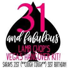 Load image into Gallery viewer, Vegas Personalized Birthday Party Bag