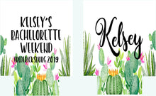 Load image into Gallery viewer, Cactus Party Huggers.Personalized Fiesta Party Favors. Cactus Birthday Party Favors! Cabo Scottsdale Bachelorette! Fiesta Bachelorette Favor