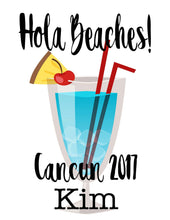 Load image into Gallery viewer, Tropical Drink Beach Tote Bag