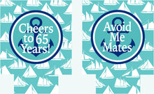 Load image into Gallery viewer, Mint Bachelorette or Birthday Party Nautical Ship Huggers. Nautical Bachelor Party Favors. Cruise Nautical Birthday Party Favors! Nauti