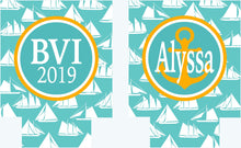 Load image into Gallery viewer, Mint Bachelorette or Birthday Party Nautical Ship Huggers. Nautical Bachelor Party Favors. Cruise Nautical Birthday Party Favors! Nauti