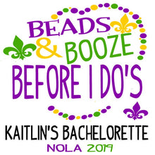 Load image into Gallery viewer, Beads and Bling Personalized Hangover Bags