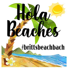 Load image into Gallery viewer, Palm Tree Hangover bag. Beach Party Oh Shit Kits! Beach Bachelorette or Birthday Mini Tote Bag. Custom Tropical Favor Bag. Florida Caribbean