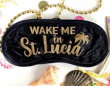 Load image into Gallery viewer, St.Lucia Glitter Sleep Mask