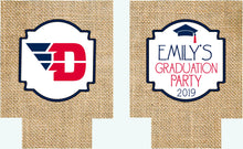 Load image into Gallery viewer, Graduation "Burlap" Personalized Party Huggers