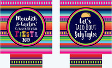 Load image into Gallery viewer, Fiesta Baby Party Huggers. Baby Shower Fiesta Party Favors. Fiesta Birthday Party Favors! Gender Reveal Fiesta! Fiesta Baby Shower favors!