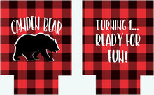 Load image into Gallery viewer, Flannel Party Huggers. Plaid Birthday Favors too! Buffalo Plaid Lumberjack party favor. Boys Birthday Party Favors!