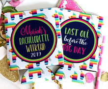 Load image into Gallery viewer, Last Olé Party Huggers. Fiesta Vacation or Girls Weekend. Fiesta Party Favors. Fiesta Birthday Favors! Bachelorette Fiesta!