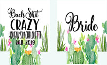 Load image into Gallery viewer, Cactus Party Huggers.Personalized Fiesta Party Favors. Cactus Birthday Party Favors! Cabo Scottsdale Bachelorette! Fiesta Bachelorette Favor