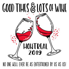 Load image into Gallery viewer, Wine Party Hangover Bags. Wine Bachelorette or Birthday Party Oh Shit Kits! Mini Wine favor bag. Custom WIne Birthday favor bags!