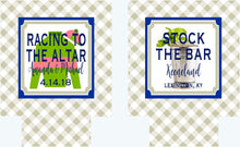 Load image into Gallery viewer, Derby Party Huggers. Derby Bachelorette or Birthday Party Can Coolers.Custom Derby Party Favors. Personalized Horse Coolies! Horse Racing!