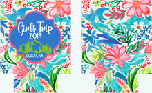 Load image into Gallery viewer, Floral Party Favors. Tropical Flowers Huggers. Custom Birthday or Bachelorette Party Favors.Girl's Weekend Favors.Charleston, Asheville