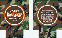 Load image into Gallery viewer, Camo Party Huggers. Guy's Birthday Huggers! Bachelor Party Camo Favors too! Camouflage Party favors. Camo party favors! Camo birthday!