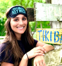 Load image into Gallery viewer, Glitter Key West Sleep Mask! Great Bachelorette or Birthday party FAVORS. Perfect addition to the hangover bags!