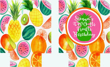 Load image into Gallery viewer, Tropical Fruit Party Huggers. Tropical Wedding or Bachelorette Party Favors. Girl's Weekend Family Vacation Beach Favors.Beach Birthday