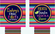 Load image into Gallery viewer, Fiesta Party Huggers. Fiesta Vacation or Girls Weekend. Birthday Fiesta Party Favors. Fiesta Birthday Party Favors!Cabo Bachelorette Fiesta!