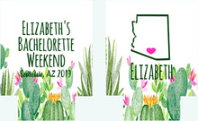 Load image into Gallery viewer, Cactus Party Huggers.Personalized Fiesta Party Favors. Cactus Birthday Party Favors! Cabo Scottsdale Bachelorette! Fiesta Bachelorette Favor